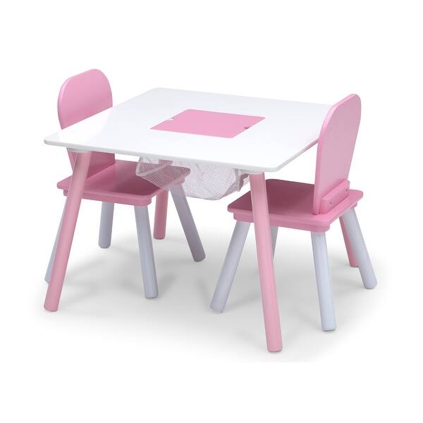 slide 2 of 6, 4-Piece Toddler Playroom Set Pink - Toddler