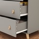 preview thumbnail 37 of 53, Baby Changing Table Dresser Nursery Dresser Chest White/Grey/Oak