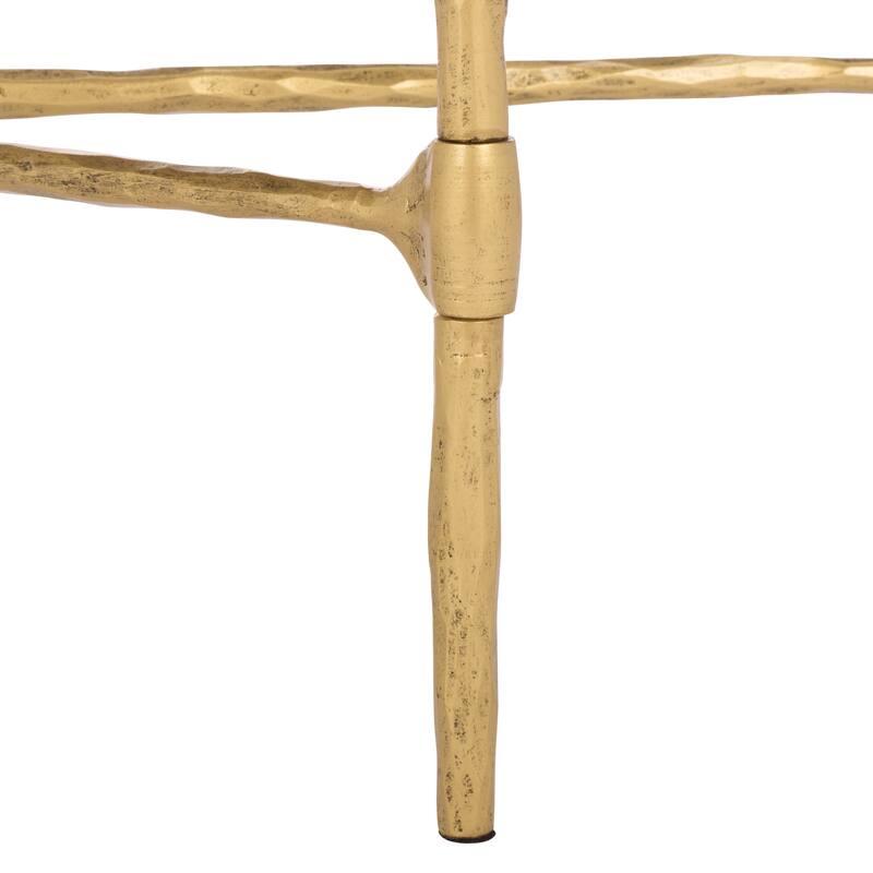 SAFAVIEH Couture Janowsky Metal & Marble Console Table - 42"W x 12"D x 30"H