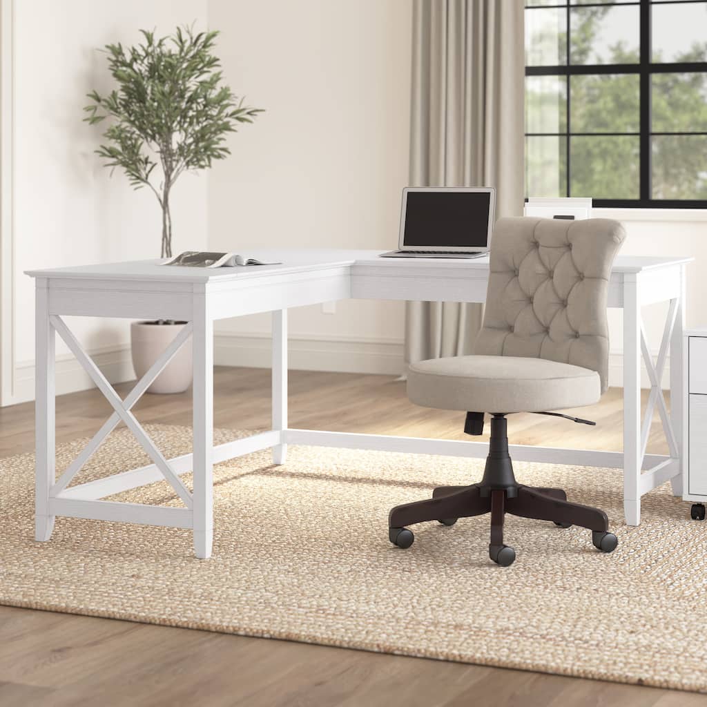 Key West 60W L Shaped Desk by Bush Furniture