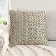 preview thumbnail 12 of 92, Boho Living Jada Braided Cotton/Jute Throw Pillows Sage Green - 20x20