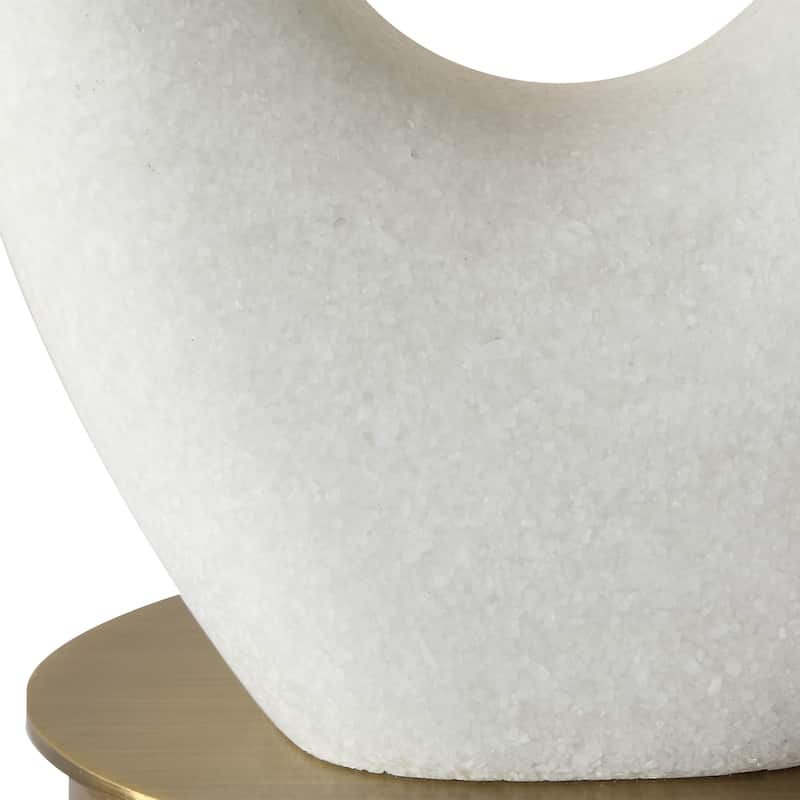 Uttermost Promenade White Table Lamp - 33.25" H X 18" W X 12" D