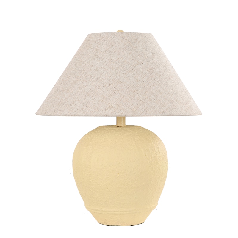 Global Accent Ceramic Table Lamp with Linen Shade