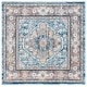 preview thumbnail 2 of 9, SAFAVIEH Tulum Ingjerd Boho Rug 6'7" Square - Blue Grey/Rust - Square
