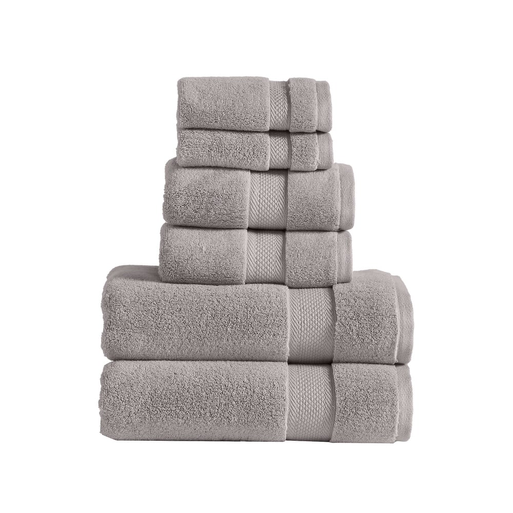 Modern Threads Luxury 6-Piece Cotton Quick-Dry Towel Set