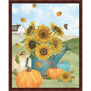 Tara Reed 'Fall Sunshine IV' Framed Art - Bed Bath & Beyond - 36361417