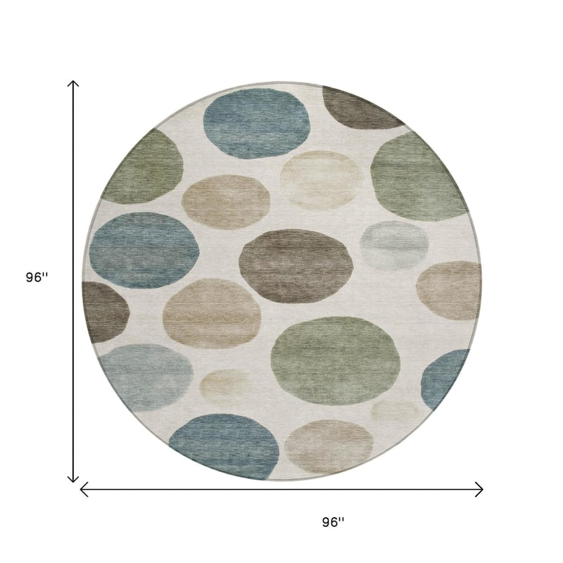 HomeRoots Geometric Transitional Rectangle Outdoor Rug