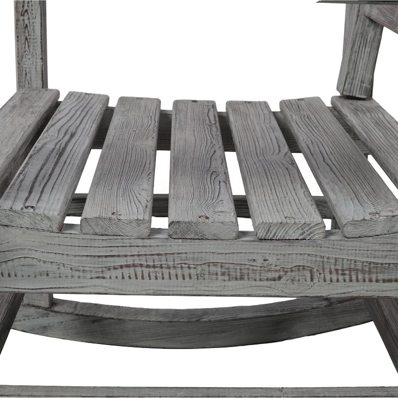 Wooden Oversized Porch Rocker Chair