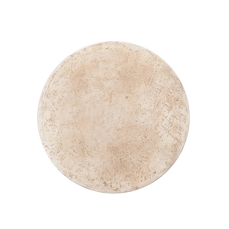 Christopher Knight Home - Modern Handmade 15.16" Lightweight MgO 3-Layer Accent Side Table for Indoor and Outdoor Use