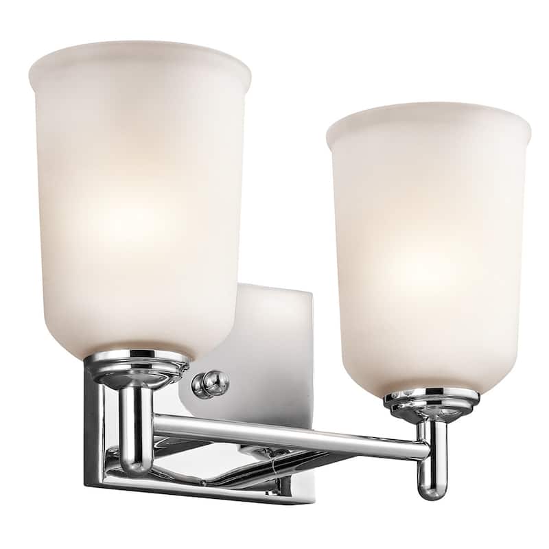 Kichler Shailene 12.5" Wide 2 Light Bathroom Vanity Light - Chrome