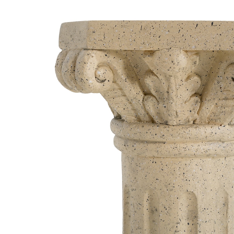 Christopher Knight Home - Alden Elegant and Durable Pedestal Column Plant Stand for Indoor and Outdoor Display - 26.25 Inch