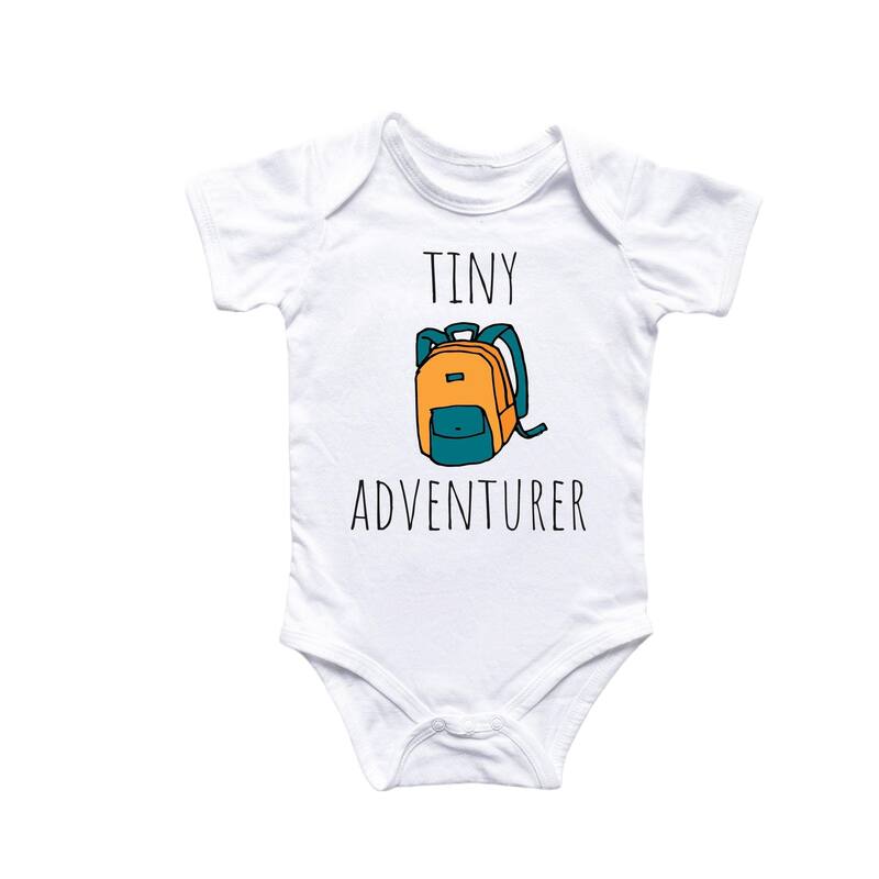 Travel Adventure - Baby Boy Girl Clothes Infant Bodysuit Funny Cute Newborn 8 - White - Newborn
