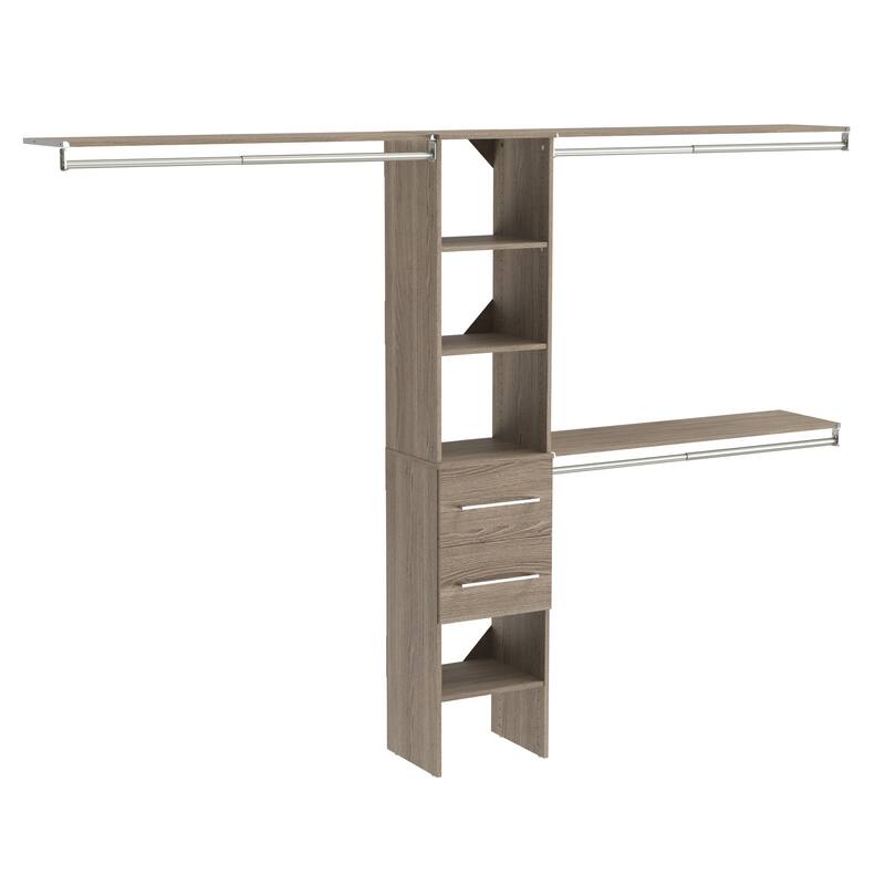 ClosetMaid SuiteSymphony Modern 2-Drawer 16-Inch Tower Closet Organizer