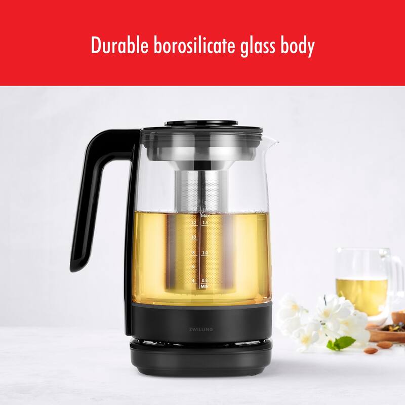 ZWILLING Enfinigy Glass Electric Kettle - 1.7-l