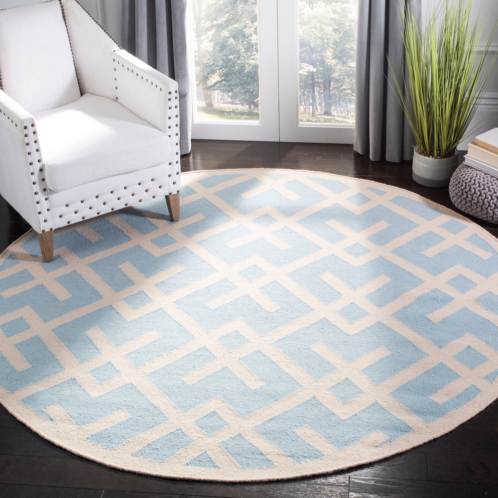 SAFAVIEH Handmade Flatweave Dhurries Eildine Modern Moroccan Wool Rug
