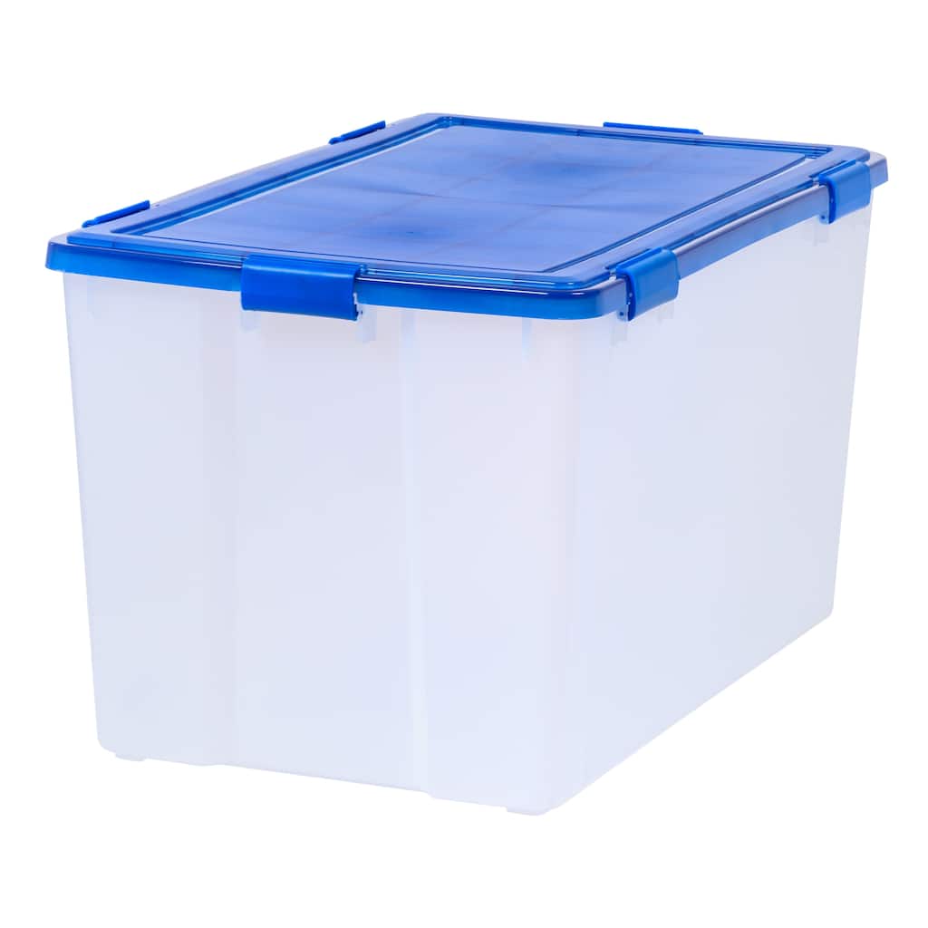 IRIS USA® USA® ULTIMATE Clear Boxes 156 Qt Buckle Lid - Clear