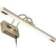 preview thumbnail 1 of 8, 15.75" 3CCT Dimmable LED Picture Light, Antique Brass Swivel Metal Artwork Lamps, Plug-in & Hardwired, CRI 90 - 15.75 Antique Brass