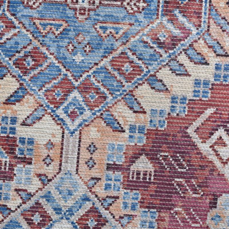 Alaska Machine-Washable Vintage Medallion Power-Loomed Area/Runner Rug