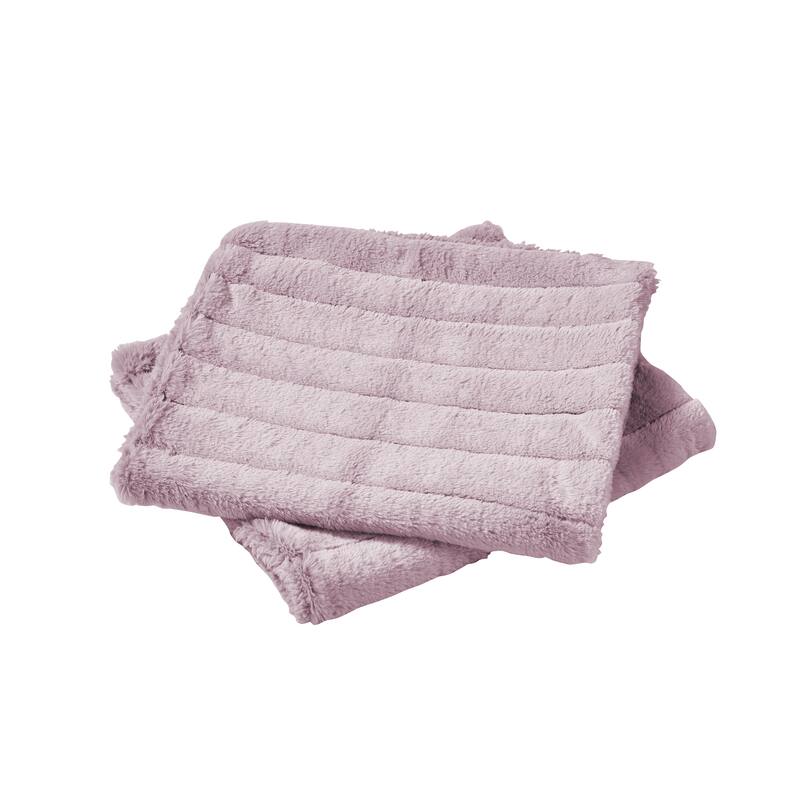 Supermink Soft Solid Throw Pillow Covers Set of 2, NO INSERT