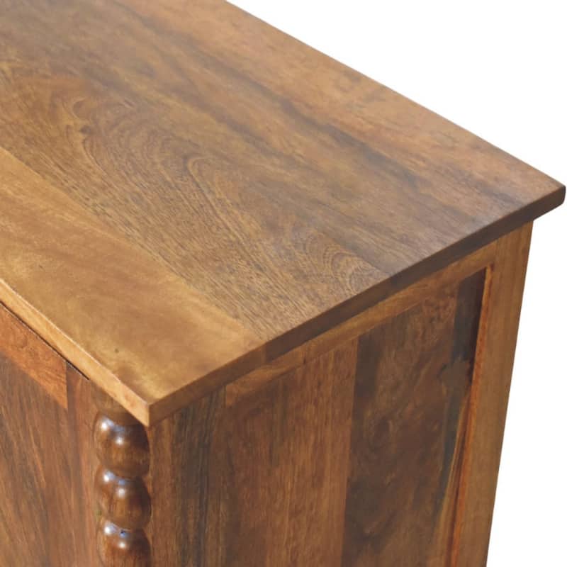 Artisan Furniture Solid Wood Spindle Sideboard 3 Drawers & 2 Doors - N/A