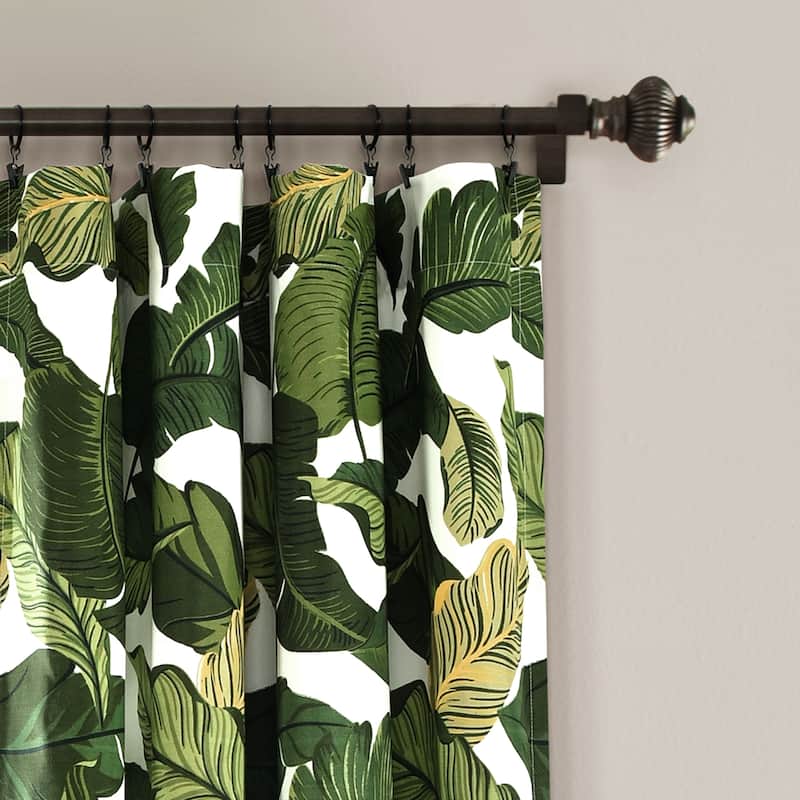 Lush Decor Tropical Paradise Window Curtain Panel Pair