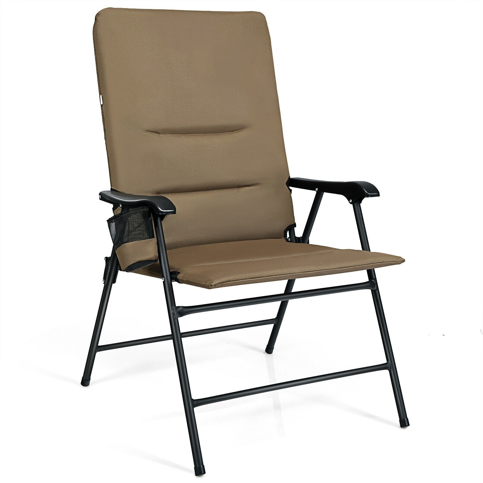 Padded folding lawn deals chairs with arms