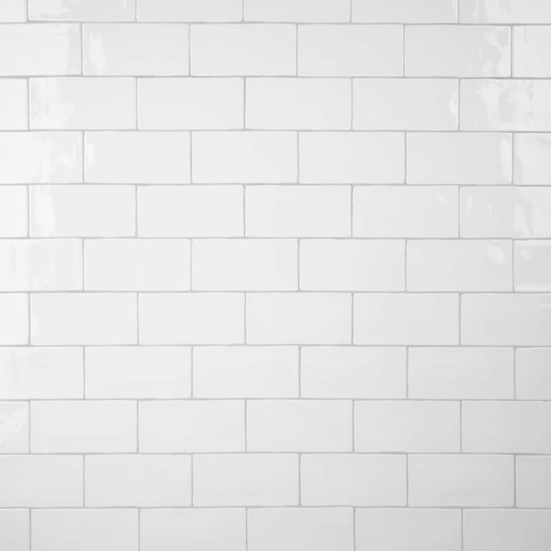 Merola Tile Castillo White 3" x 6" Ceramic Wall Tile