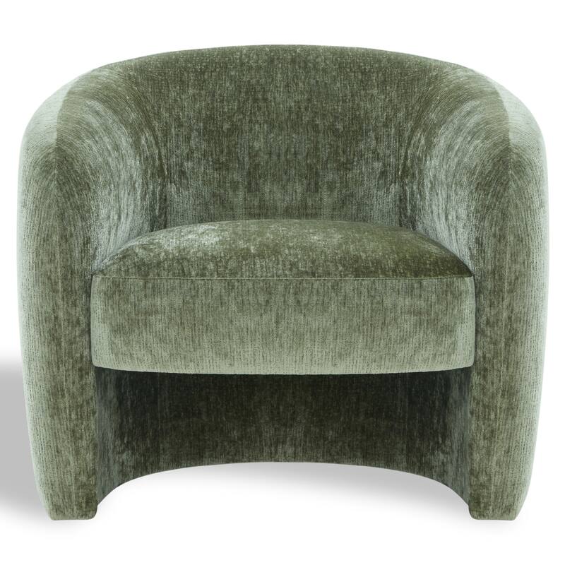 SAFAVIEH Couture Sangita Barrel Back Accent Chair - 35" W x 31" D x 30" H - 35"W x 31"D x 30"H