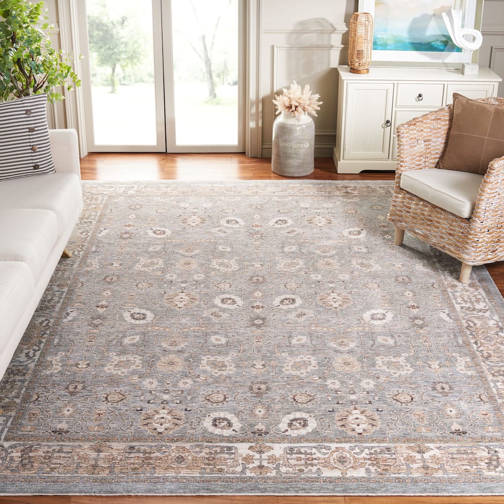 SAFAVIEH Harlow Slip Resistant Alesia Oriental Rug