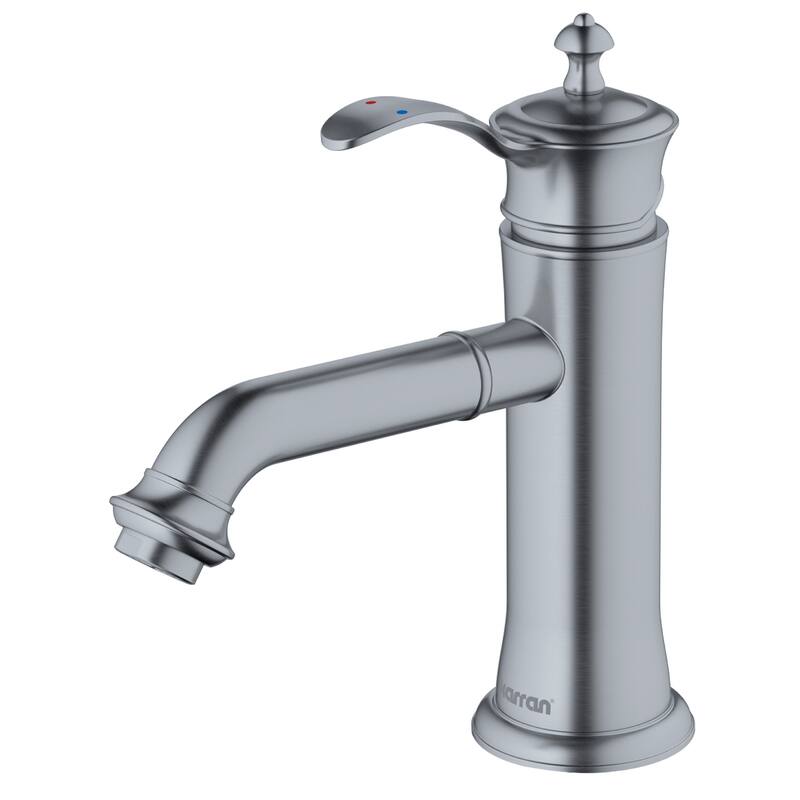 Karran Vineyard KBF470 Single-Handle Single Hole Basin Bathroom Faucet with Matching Pop-up Drain