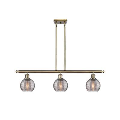 Innovations Lighting 516-3I 9 36 Athens Deco Swirl Chandelier Athens