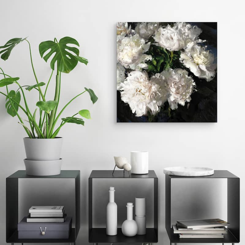 Peony Glow by Tania Bello Canvas Art Print