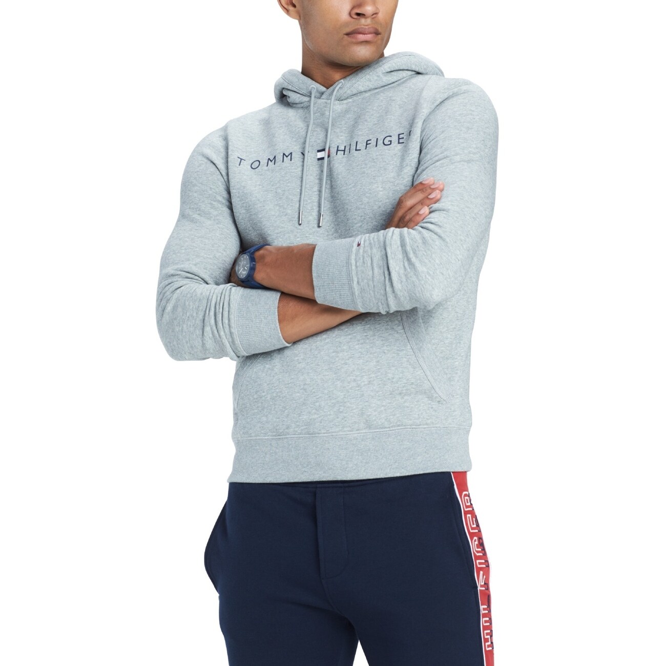 tommy hilfiger teal hoodie