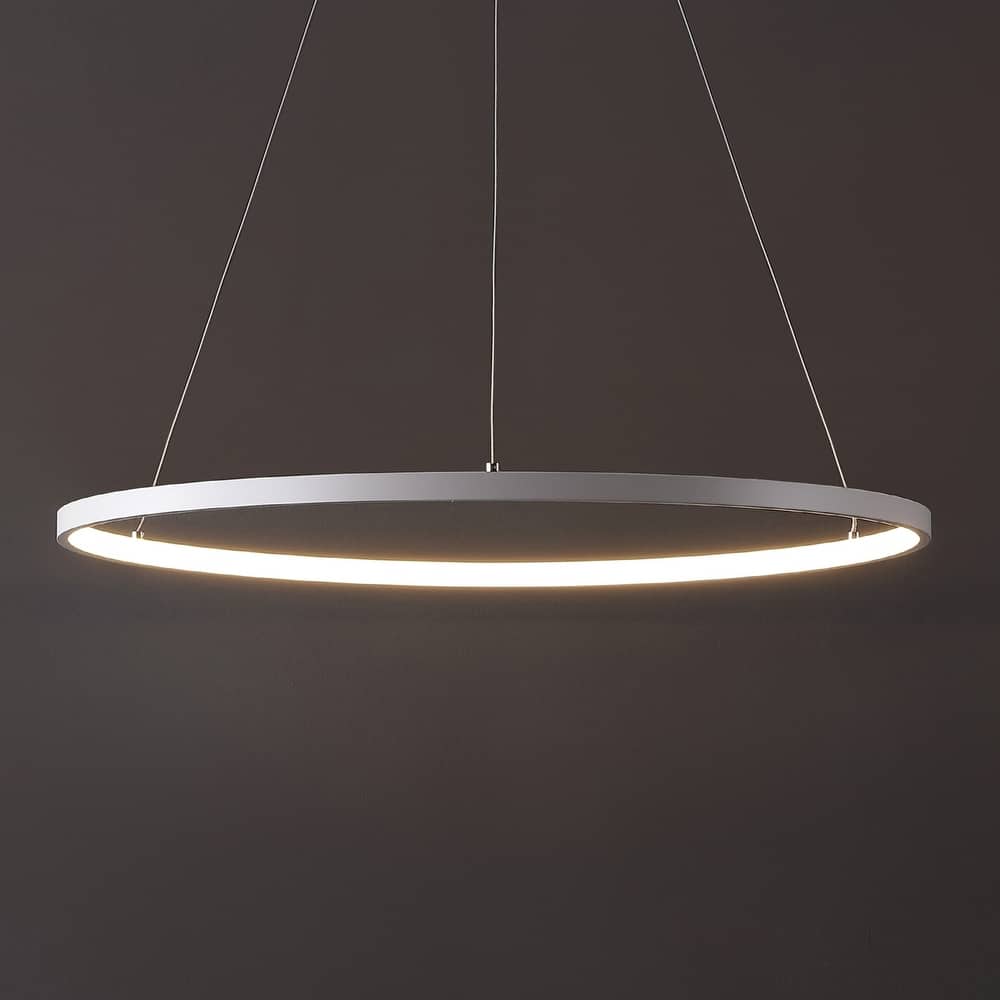 JONATHAN Y Kinsley Modern Bohemian Iron Integrated LED Pendant