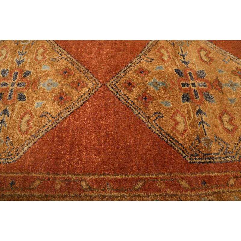 ECARPETGALLERY Hand-knotted Finest Agra Jaipur Copper Wool Rug - 7'10 x 9'9