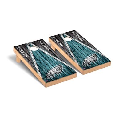 Philadelphia Eagles NFL Football Triangle Cornhole Board Set