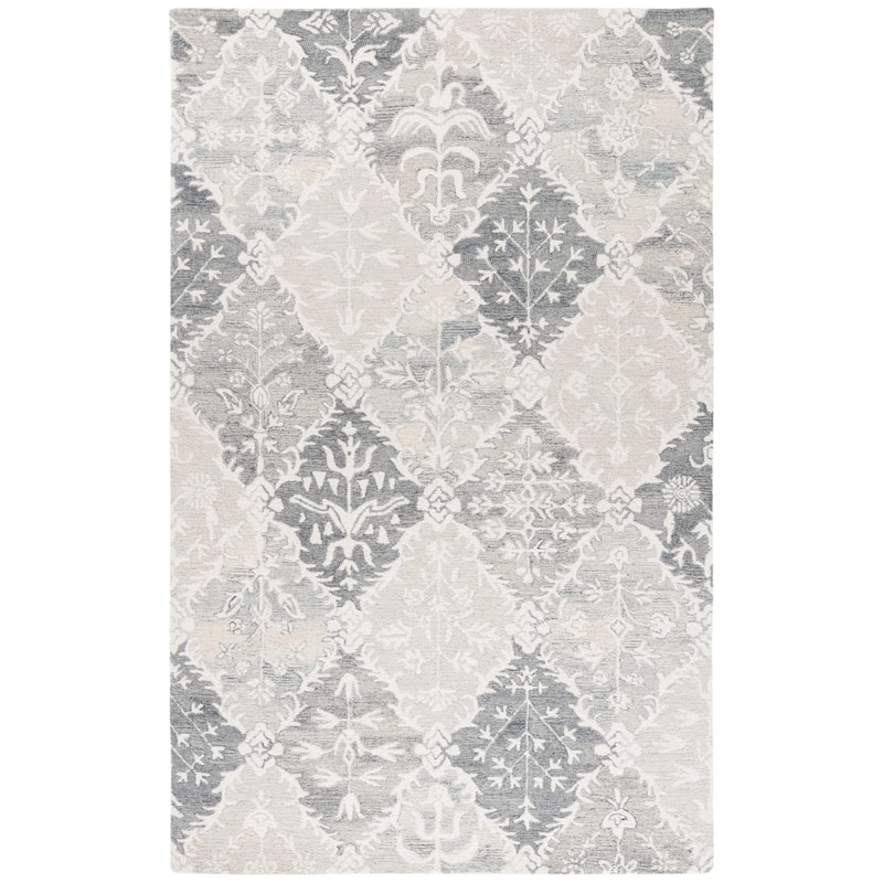 SAFAVIEH Handmade Ebony Afifa Modern & Contemporary Wool Rug