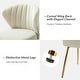 preview thumbnail 34 of 89, Aruna Accent Chair with Metal Legs 20''W X 19.5 ''D X 29''H by HULALA HOME