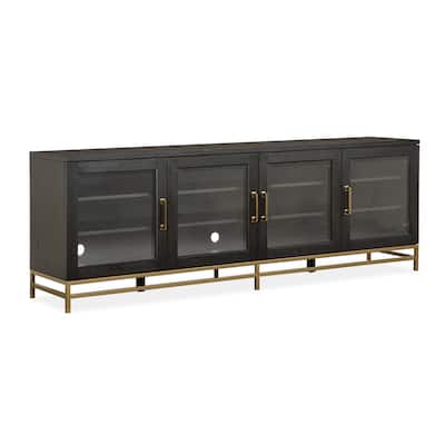 Magnussen Home Lindon Coffee Bean Dark Large Console - 84"W x 17"D x 29"H