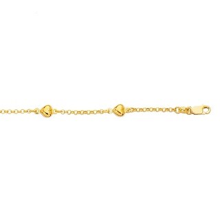 14 karat ankle bracelets