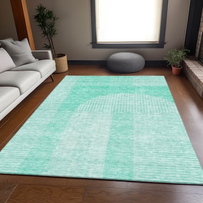Premium Washable Super Soft Modern Deco Mayfield Rug