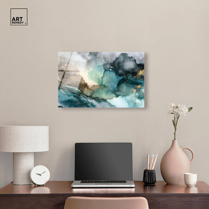 Veiled Inlet Acrylic by Art Remedy, Ready to Hang