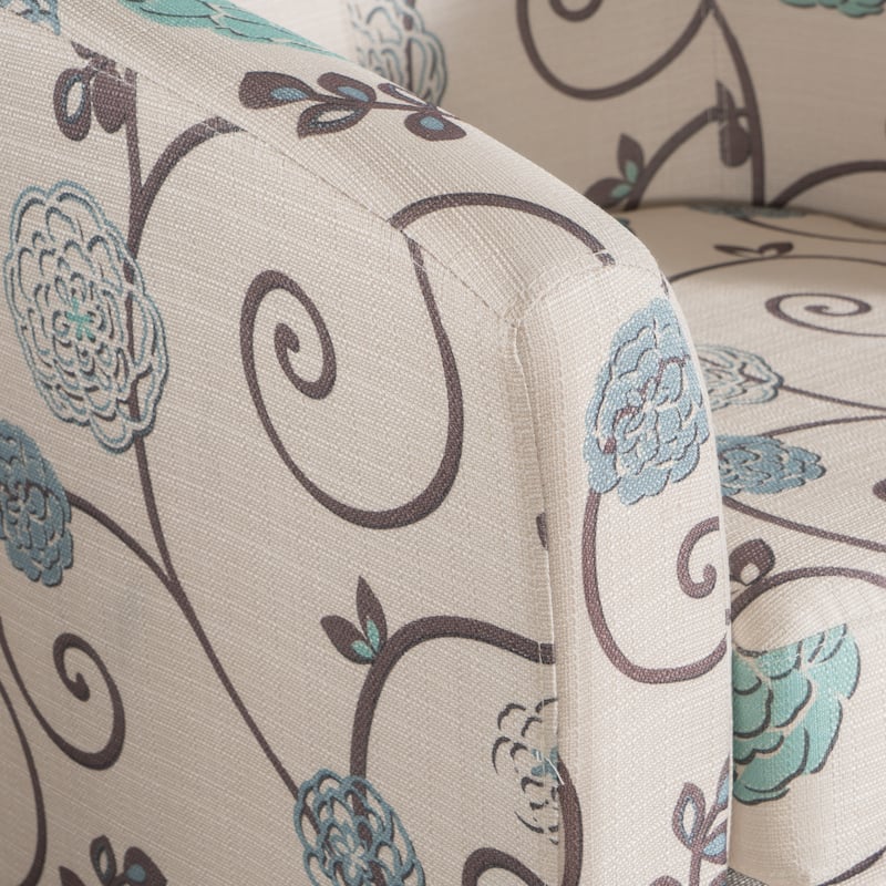 Christopher Knight Home - Preston Floral Fabric Club Chair