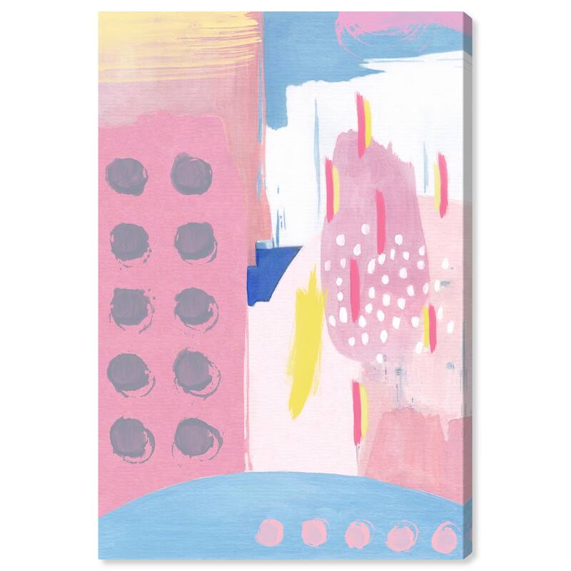 Doll Memories - Pretty blue Canvas by Art Remedy, Gallery Wrapped - 24" x 36"
