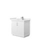 Option White, Nickel Trim, White Quartz Top