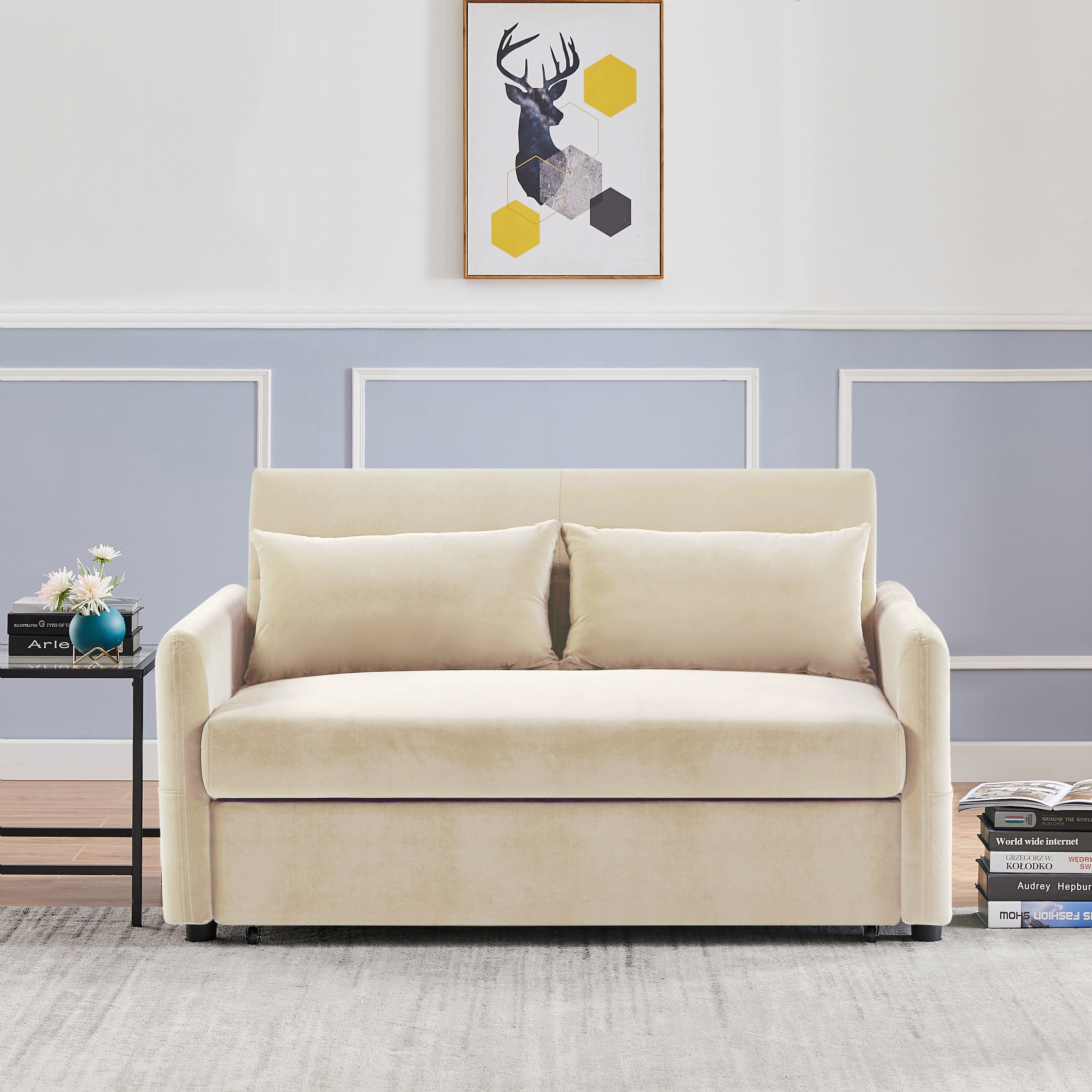 Futon on wheels sales