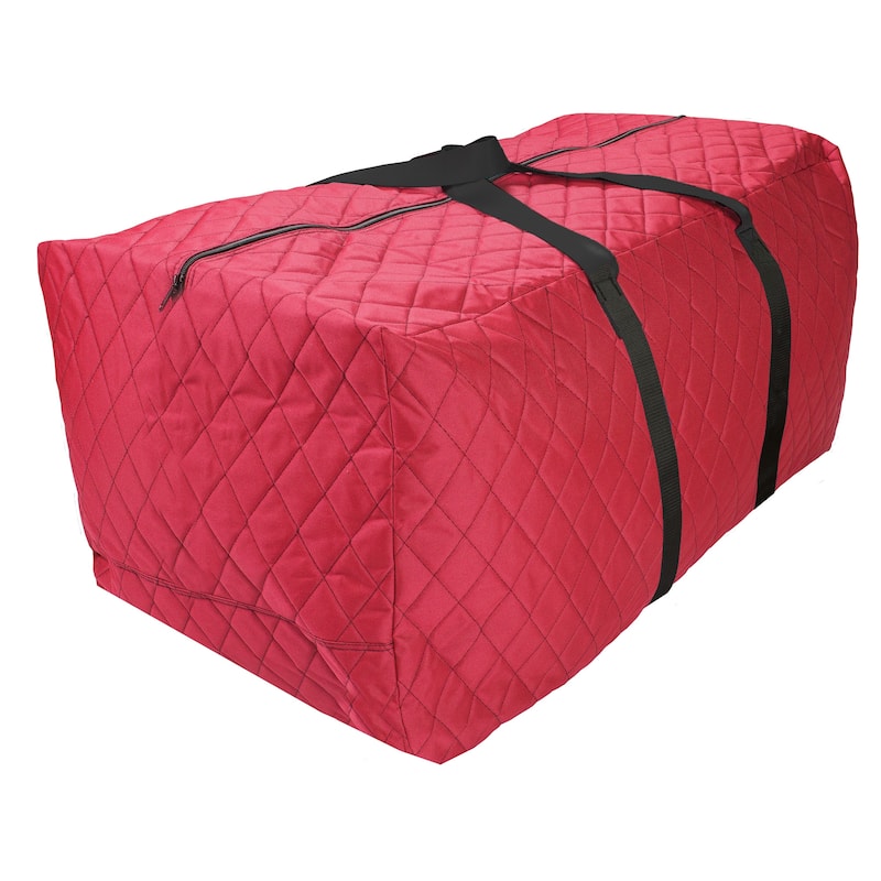 Quilted Red Christmas Holiday Storage Bag - 40"