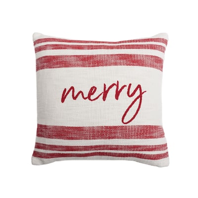 Morgan Merry Woven Throw Pillow