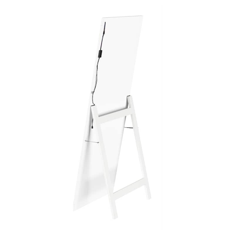 Windrose 28 x 67 Inch Tempered LED Standing Mirror