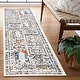 preview thumbnail 9 of 8, SAFAVIEH Tulum Boris Boho Rug 9' x 12' - Ivory Grey/Blue Rust - Rectangle